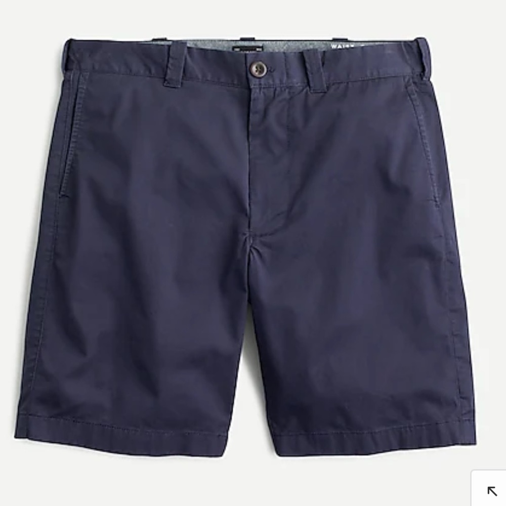 J Crew Men’s Stretch Chino Shorts Navy Blue